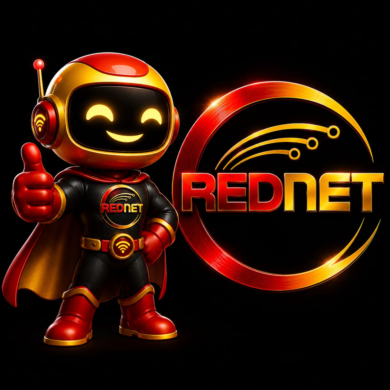 Mascote REDNET
